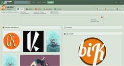 Desktop Screenshot of bik2007.deviantart.com
