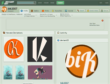 Tablet Screenshot of bik2007.deviantart.com