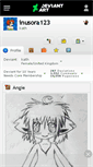 Mobile Screenshot of inusora123.deviantart.com