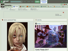 Tablet Screenshot of doneplay.deviantart.com