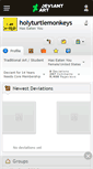Mobile Screenshot of holyturtlemonkeys.deviantart.com