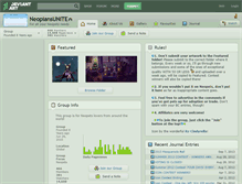 Tablet Screenshot of neopiansunite.deviantart.com