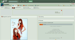 Desktop Screenshot of dumikat.deviantart.com