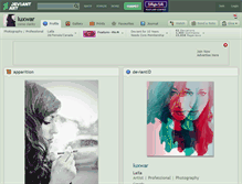 Tablet Screenshot of luxwar.deviantart.com