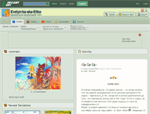 Tablet Screenshot of evelyn-ka-aka-eliko.deviantart.com