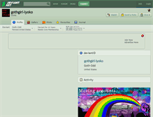 Tablet Screenshot of gothgirl-lyoko.deviantart.com