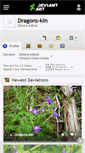 Mobile Screenshot of dragons-kin.deviantart.com