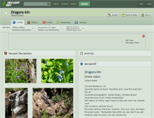 Tablet Screenshot of dragons-kin.deviantart.com