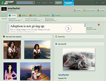 Tablet Screenshot of amyrachel.deviantart.com