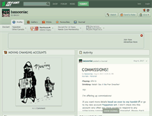 Tablet Screenshot of bassooniac.deviantart.com