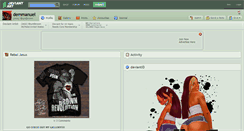 Desktop Screenshot of demmanuel.deviantart.com