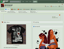 Tablet Screenshot of demmanuel.deviantart.com