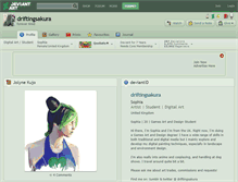 Tablet Screenshot of driftingsakura.deviantart.com