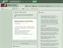 Tablet Screenshot of beast-freaks.deviantart.com