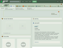 Tablet Screenshot of grglx7.deviantart.com