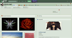Desktop Screenshot of midnyte-angel.deviantart.com