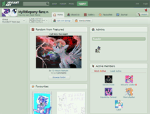 Tablet Screenshot of mylittlepony-fanz.deviantart.com