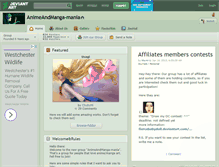 Tablet Screenshot of animeandmanga-mania.deviantart.com