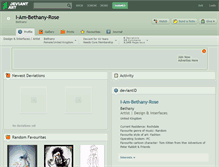 Tablet Screenshot of i-am-bethany-rose.deviantart.com