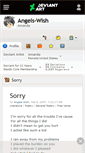 Mobile Screenshot of angels-wish.deviantart.com