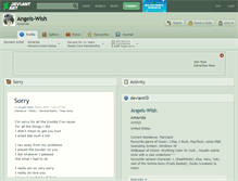 Tablet Screenshot of angels-wish.deviantart.com