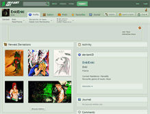 Tablet Screenshot of enkienki.deviantart.com