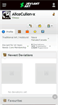 Mobile Screenshot of alicecullen-x.deviantart.com