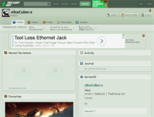 Tablet Screenshot of alicecullen-x.deviantart.com