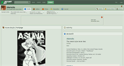 Desktop Screenshot of nksrocks.deviantart.com