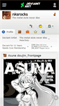 Mobile Screenshot of nksrocks.deviantart.com