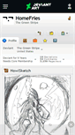 Mobile Screenshot of homefries.deviantart.com