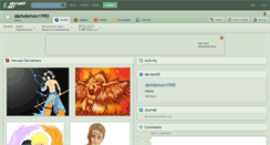 Desktop Screenshot of darkdemon1990.deviantart.com