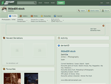 Tablet Screenshot of littled0ll-stock.deviantart.com