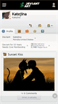 Mobile Screenshot of katejina.deviantart.com