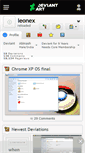 Mobile Screenshot of leonex.deviantart.com