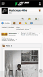 Mobile Screenshot of malicious-mile.deviantart.com