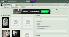Desktop Screenshot of miss-toxica.deviantart.com