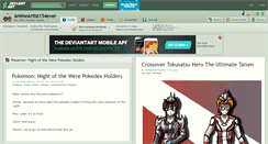 Desktop Screenshot of animeartist154ever.deviantart.com