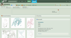 Desktop Screenshot of animeania.deviantart.com