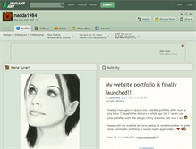Tablet Screenshot of nadda1984.deviantart.com