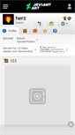 Mobile Screenshot of herz.deviantart.com