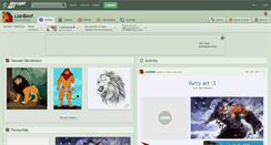 Desktop Screenshot of lionbeef.deviantart.com