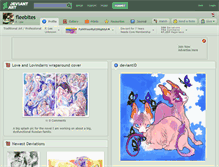 Tablet Screenshot of fleebites.deviantart.com
