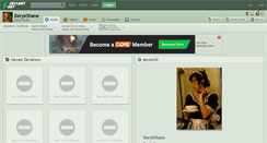 Desktop Screenshot of derykshane.deviantart.com
