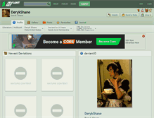 Tablet Screenshot of derykshane.deviantart.com