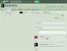 Tablet Screenshot of daveayerstdavies.deviantart.com