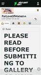Mobile Screenshot of forloveofwomen.deviantart.com