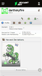 Mobile Screenshot of darthskyfire.deviantart.com