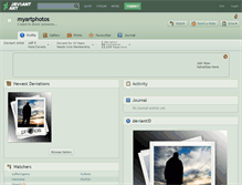 Tablet Screenshot of myartphotos.deviantart.com