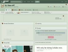 Tablet Screenshot of klc-base-art.deviantart.com